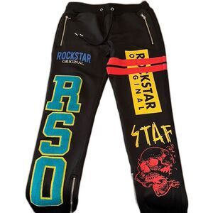 Rockstar Original Mens Sweatpants Size Lg